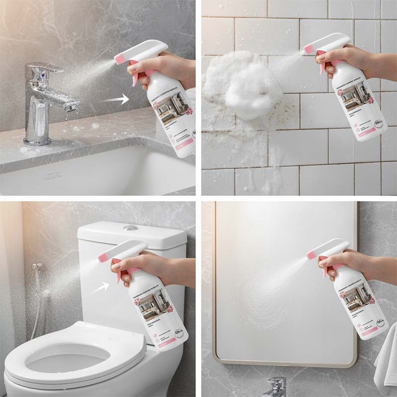 Bathroom Fragrance Bubble Cleaner Spray