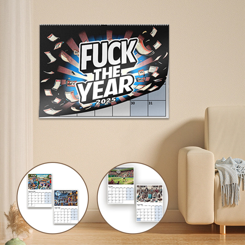 2025 Fuck The Year Adult Calendar