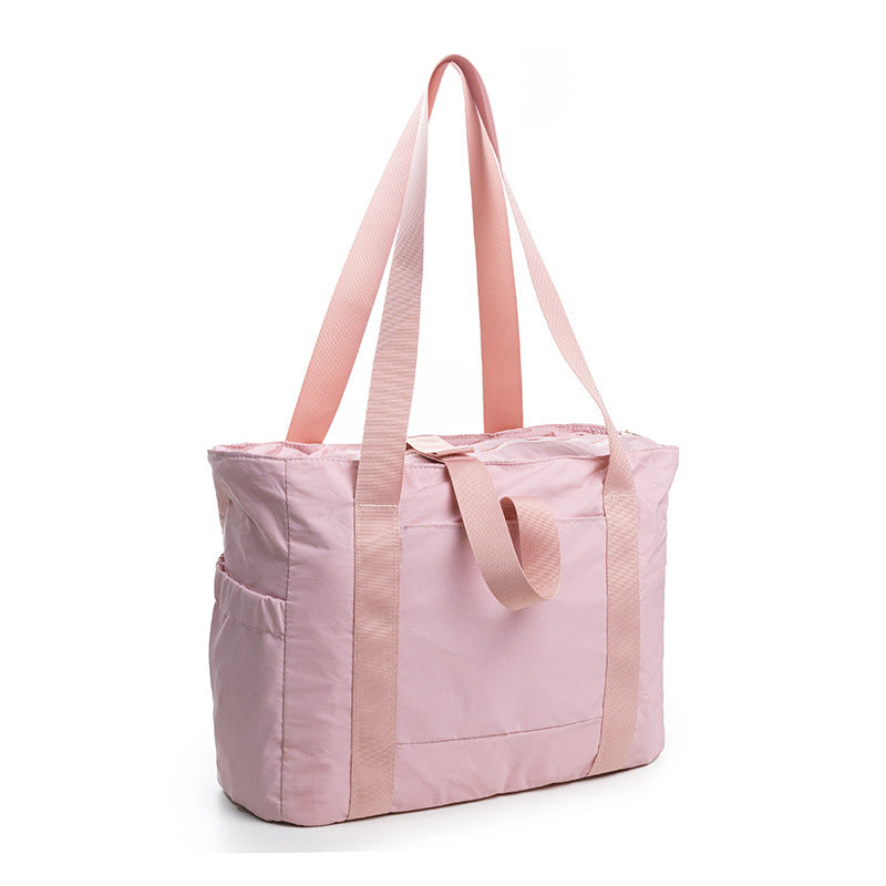 Women Tote Bag Shoulder with Yoga Mat Buckle