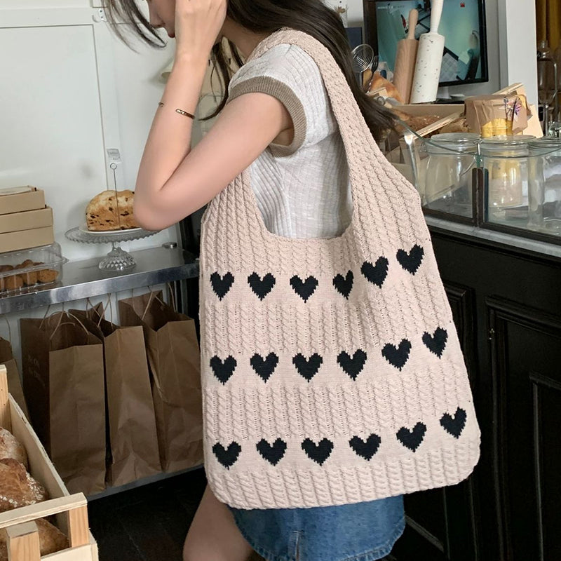 Love Knit Tote Bag