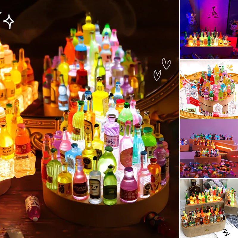 Creative Ornament Wine Bottle Night Light Decoration