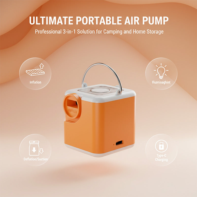 Portable Vacuum Compression Travel Pump Set