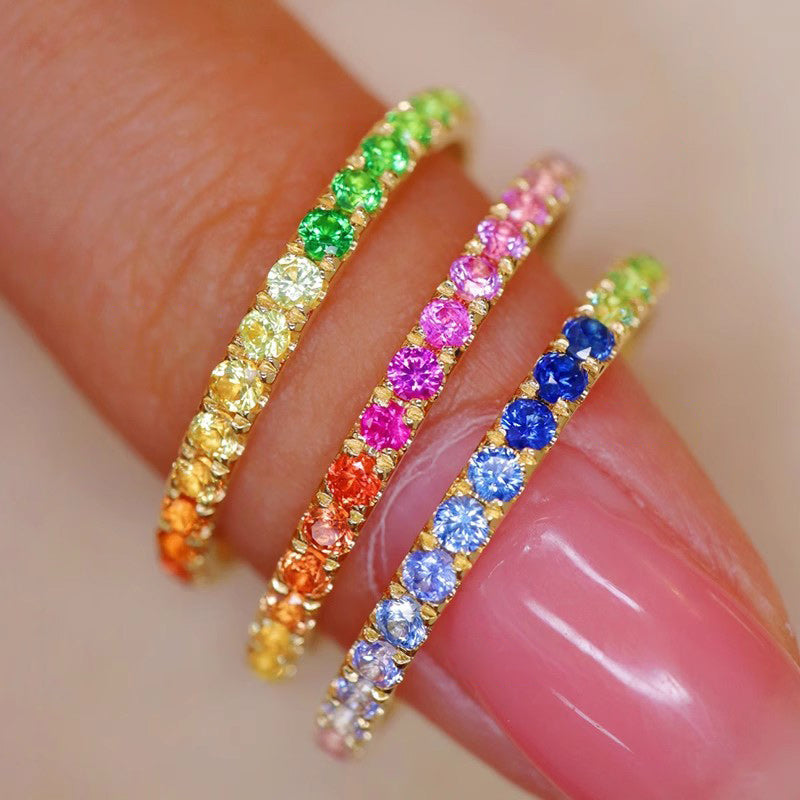 Colored Diamond Ring