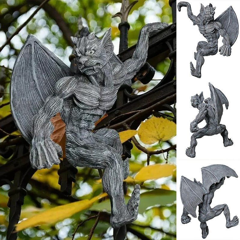 Dragon Winged Gargoyle Fence Hanger