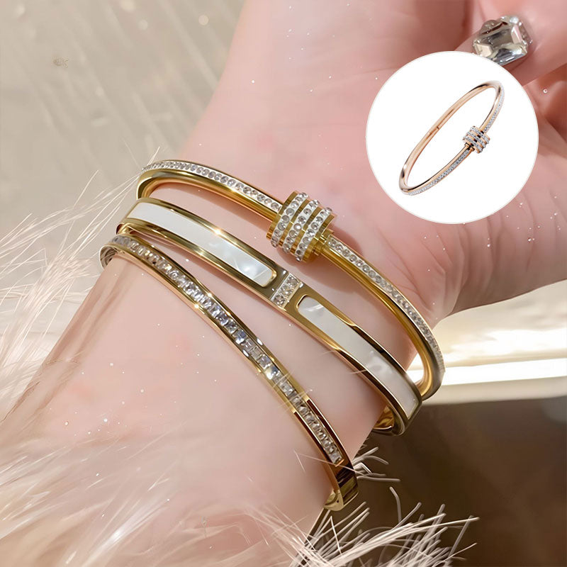 Gold-Plated Zircon Bracelets
