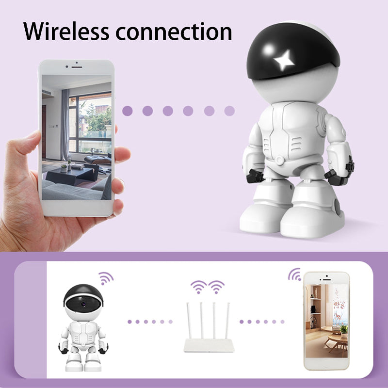 HD Smart Remote Security Camera Robot