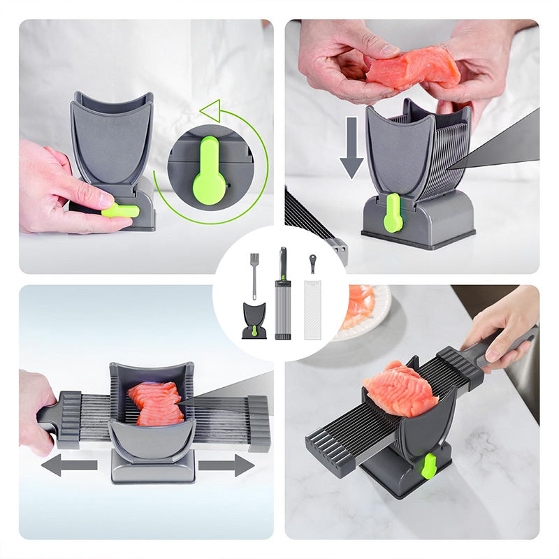 Multifunctional meat slicer