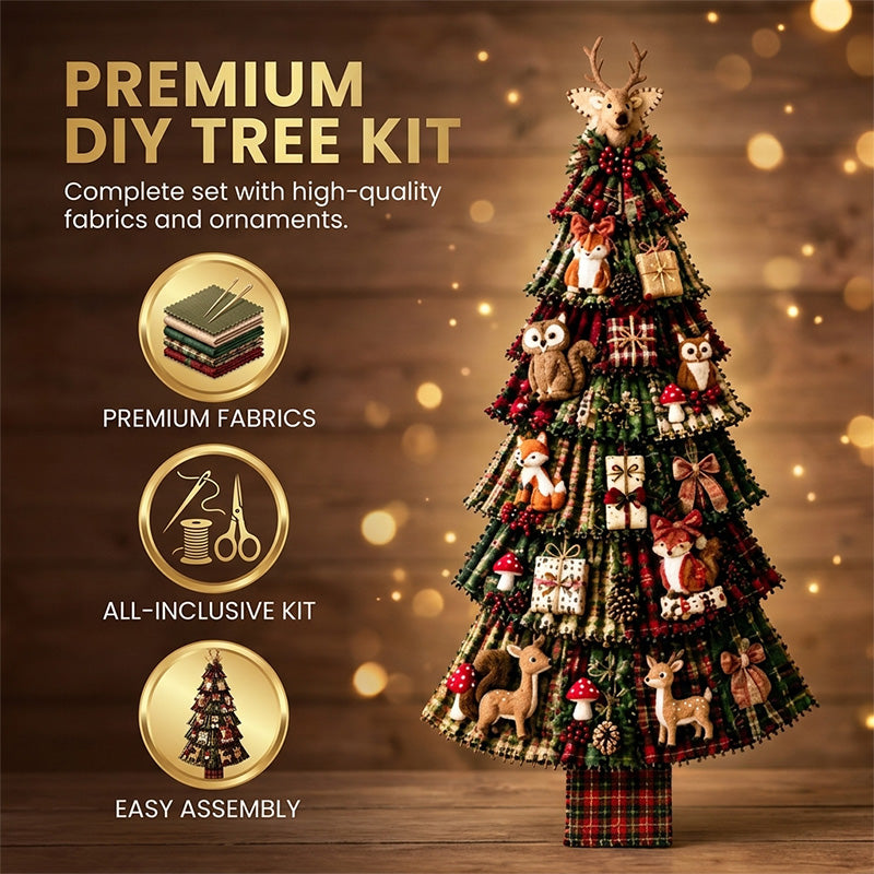 DIY Christmas Tree Door Hanging Kit