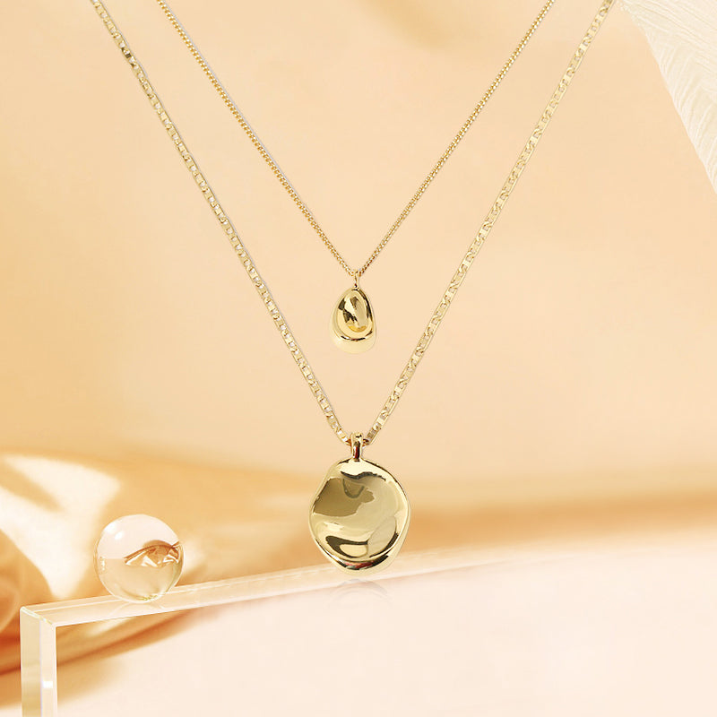 Irregular Double Layer Necklace