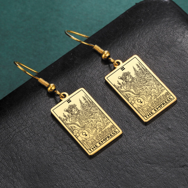 Tarot Card Earrings