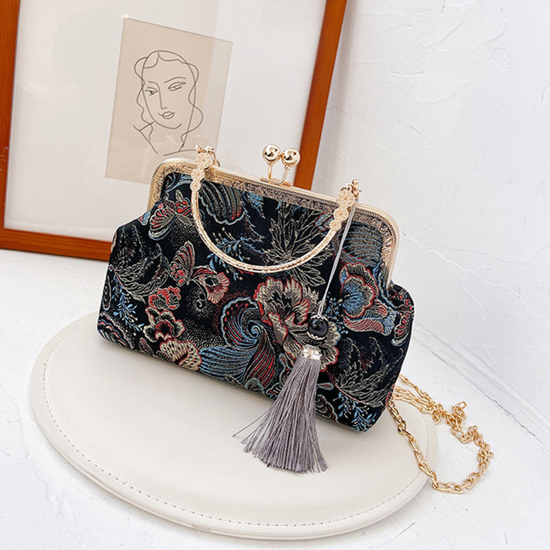 Brocade Elegant Republican Small Handbag