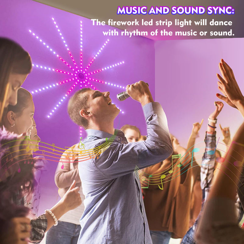 LED Firework Light with Bluetooth