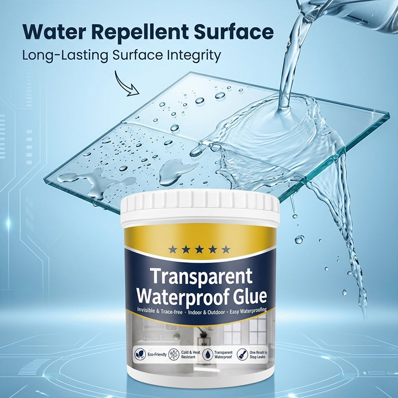 Transparent Waterproof Repair Sealant with Brush