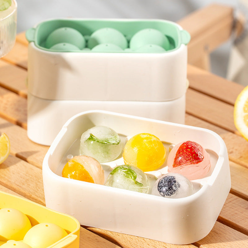 Ball Ice Tray Mold with Lid