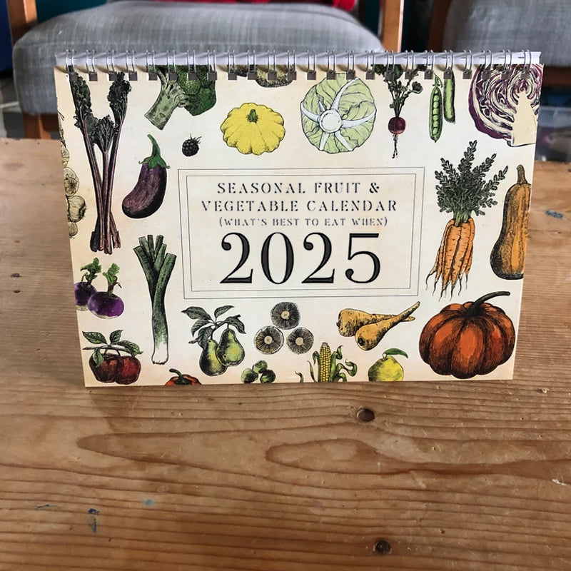 🍎 2025 Fruit & Vegetable Wall Calendar🌽