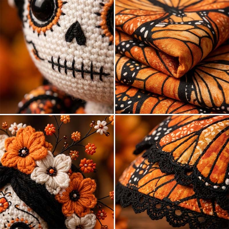 Halloween Patchwork Doll DIY Kit