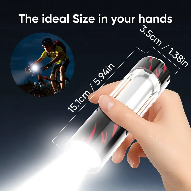 White Laser Zoom Flashlight