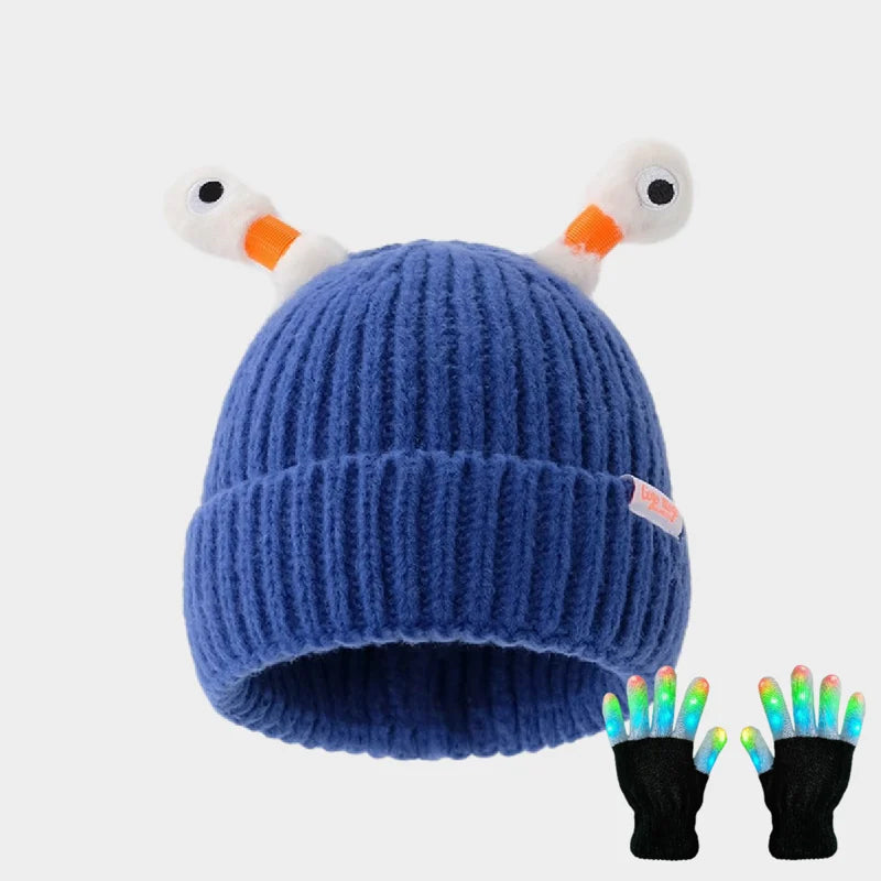 Glow in the Dark Little Monster Woolly Hat