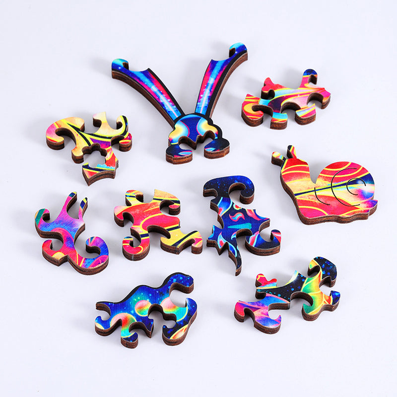 Laser Cut Wooden Puzzles in Unique Shapes