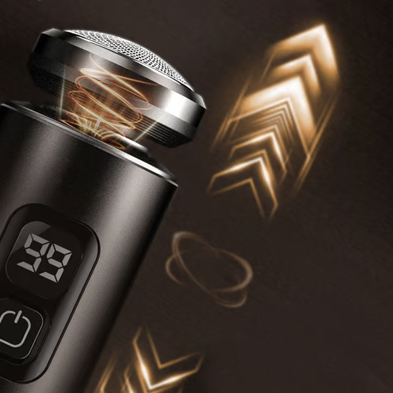Portable Electric Mini Shaver with Floating Blades