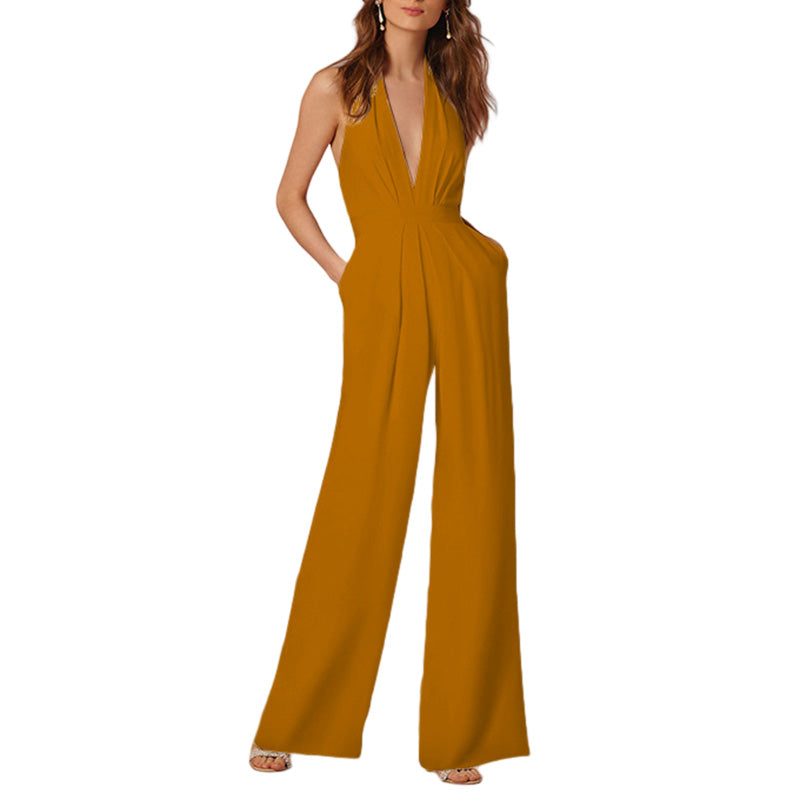 Women's Sexy Halter Neck Trousers