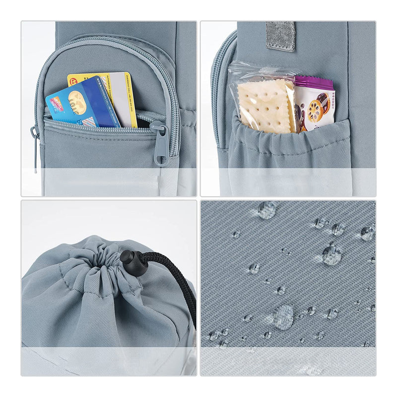 Portable Canvas Water Bottle Bag