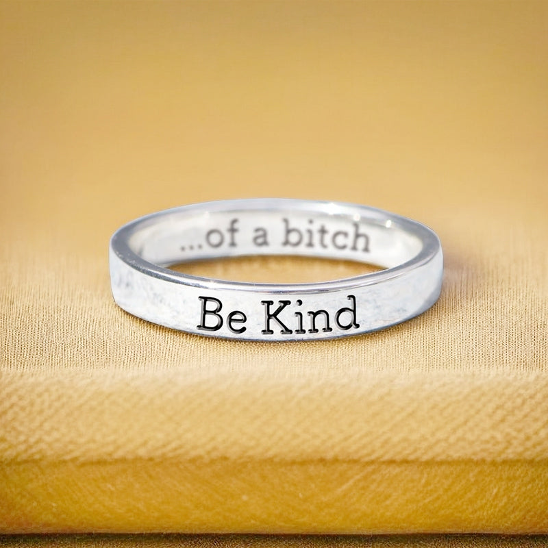 BeKind Pattern Ring