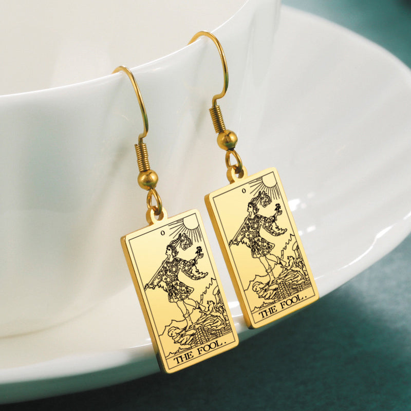 Tarot Card Earrings