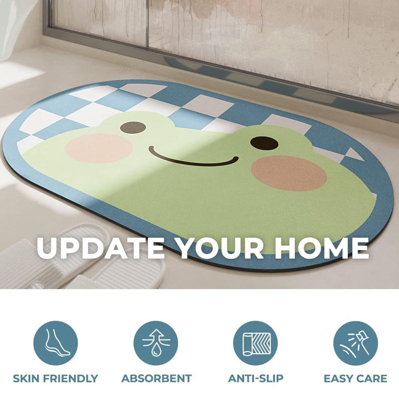 Microfiber non-slip cartoon floor mat