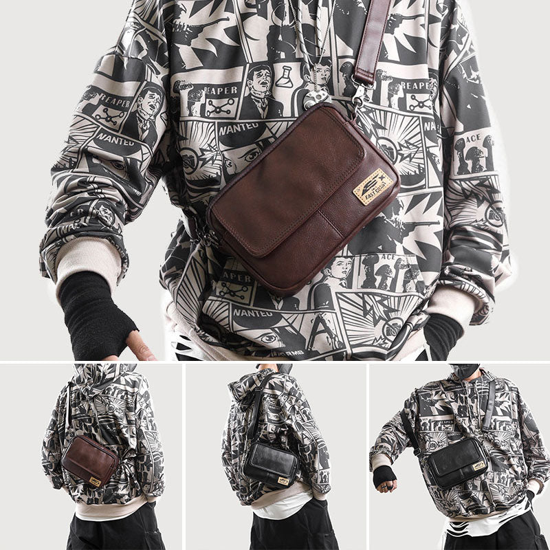 Square Vintage Messenger Bag