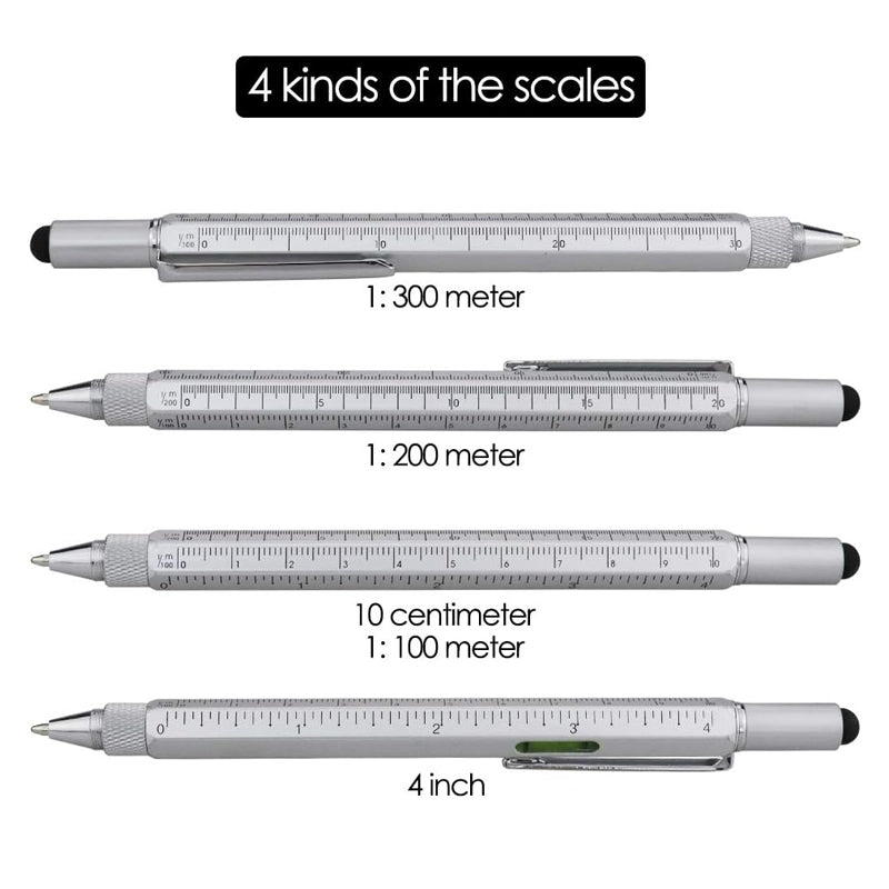 6 IN 1 Multifunction Ballpoint Pen