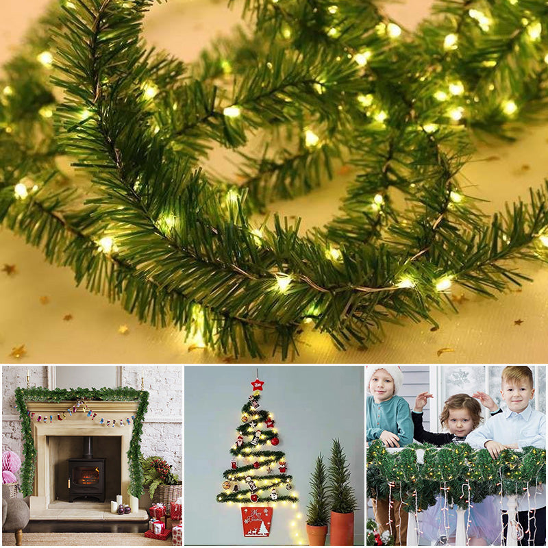 Christmas Tree Rattan Lights