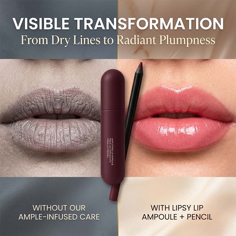 Moisturizing Lip Gloss & Lip Liner Pencil