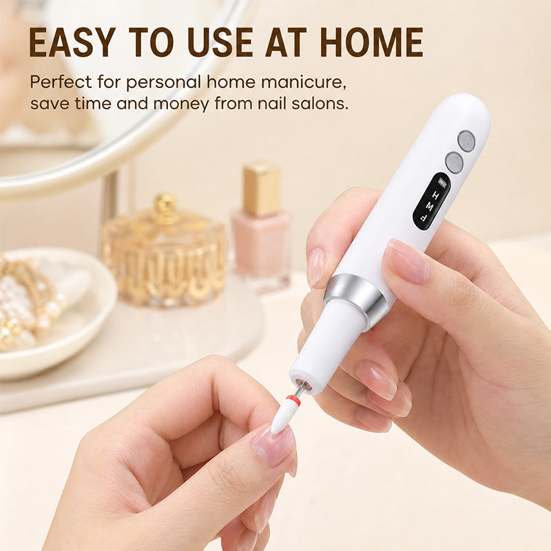 Portable Rechargeable Electric Nail Drill Kit