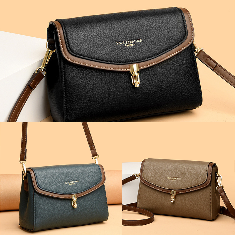 Women's Solid Elegant Crossbody Bag