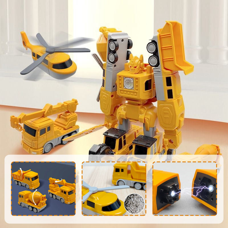 Magnetic Transform Engineering Car Assembled Toys