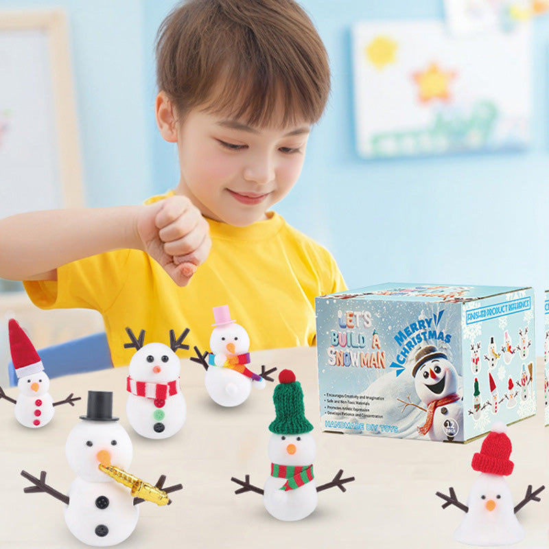 DIY Christmas Clay Snowman