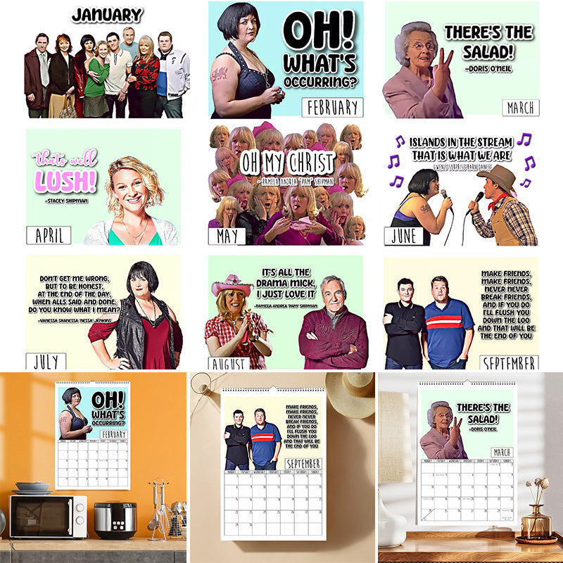 Gavin and Stacey 2025 wall calendar