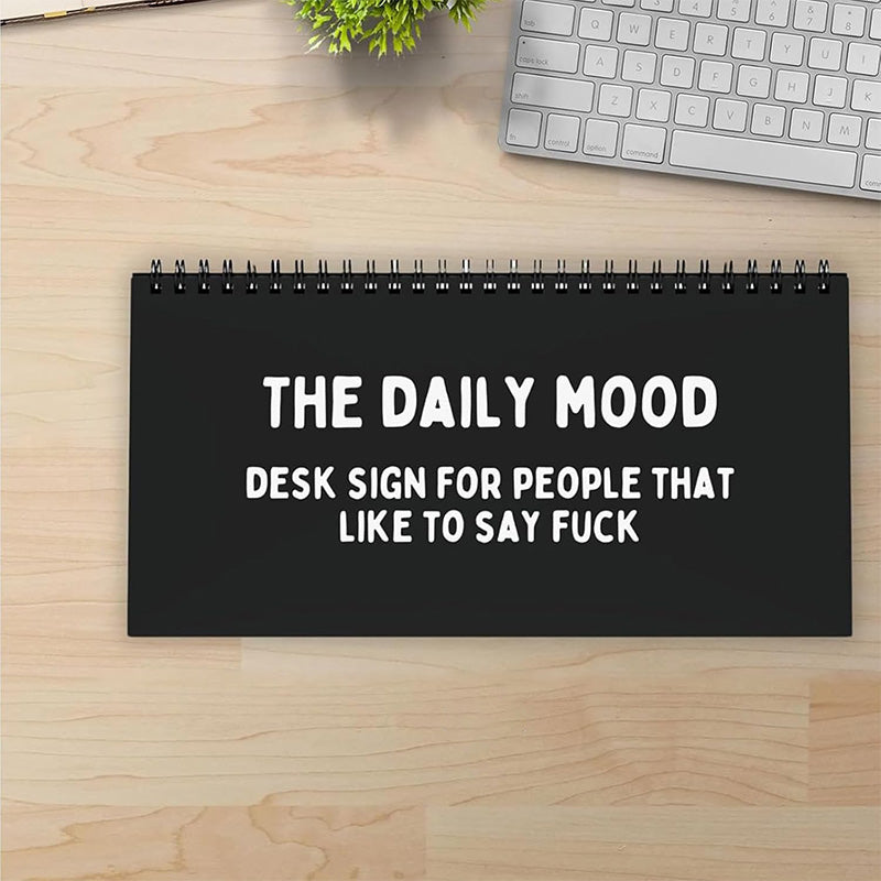 The Daily Mood Desk Sign