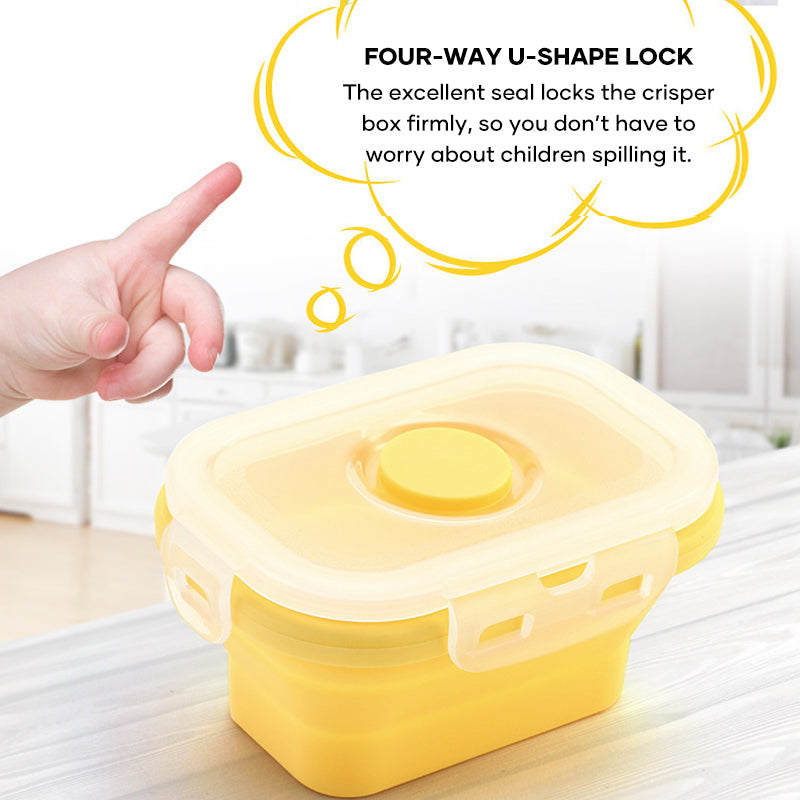 Collapsible Silicone Food Storage Container