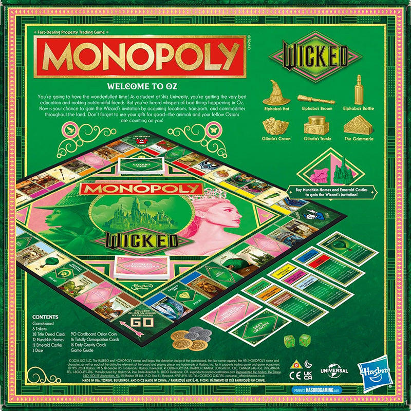 Monopoly Wicked Edition Board Game