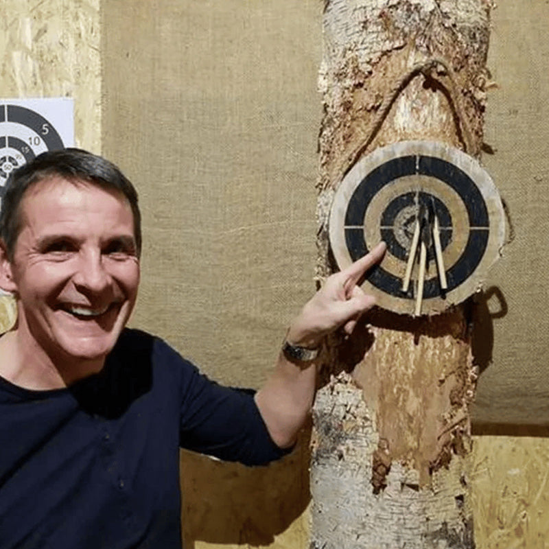 Wooden Viking Axe Throwing Game Set