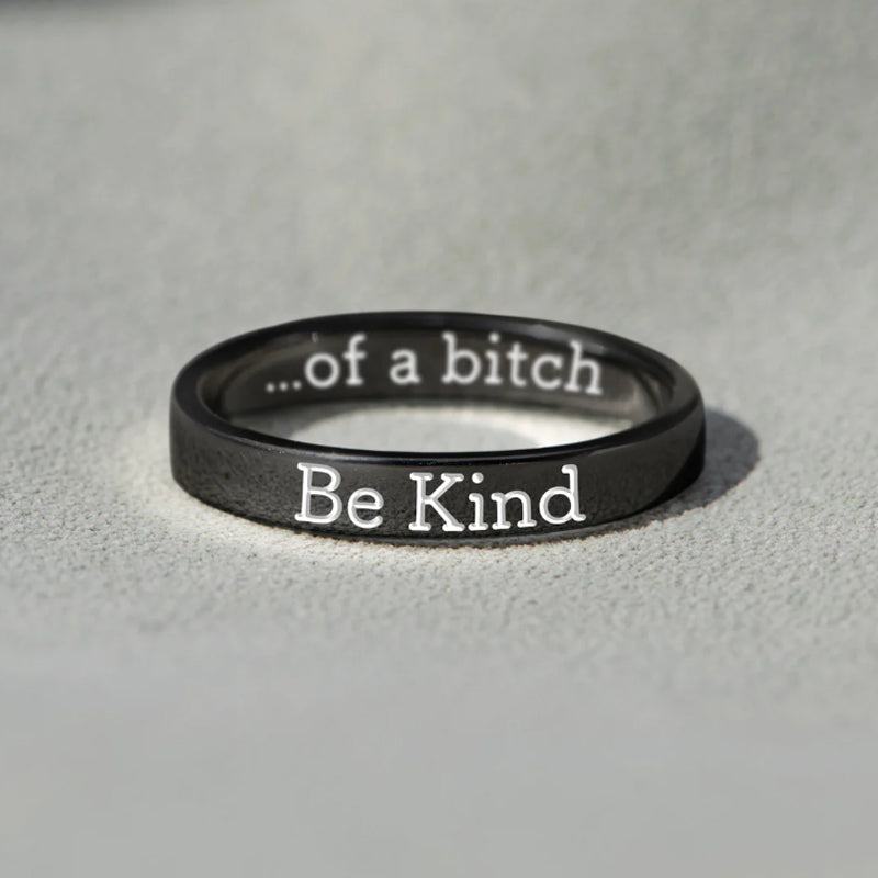 BeKind Pattern Ring