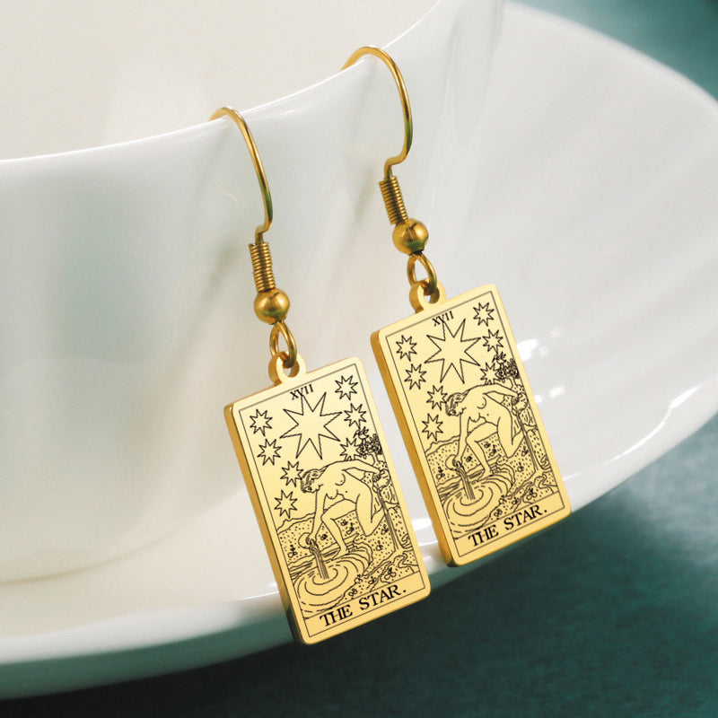 Tarot Card Earrings
