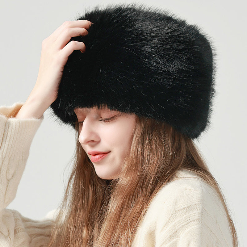 Furry bowler hat