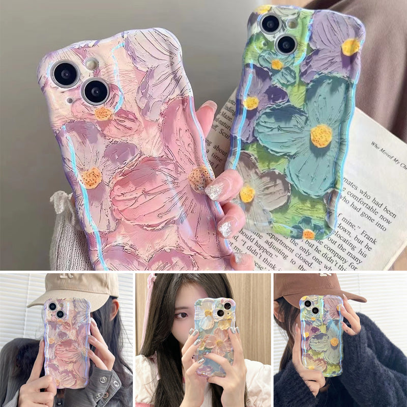 Colorful Oil Painting Exquisite Phone Case for iPhone