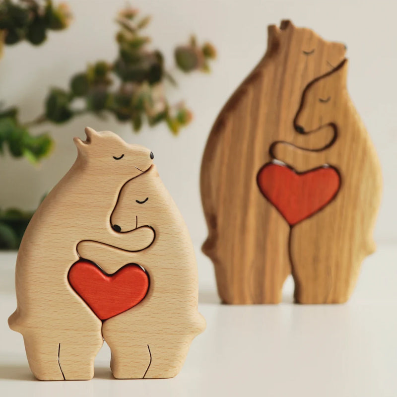 DIY Wooden Puzzle Ornament