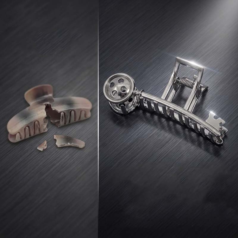 Button Hair Clip