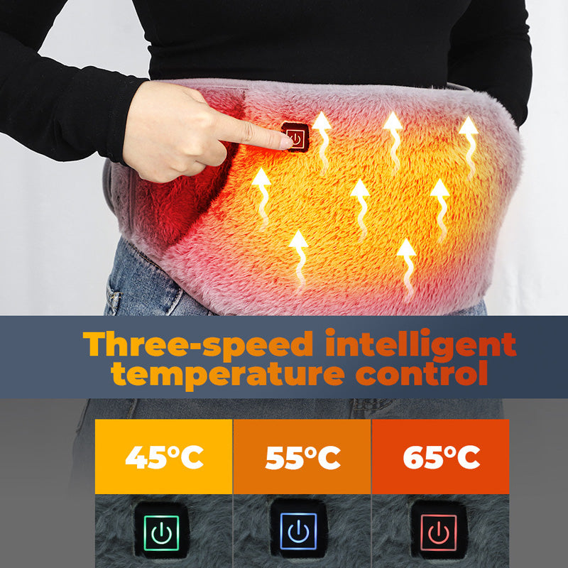 Electric heating waist belt