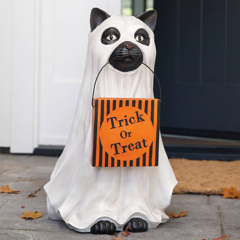 Halloween Pumpkin Ghost  Cat Candy Bowl Holder